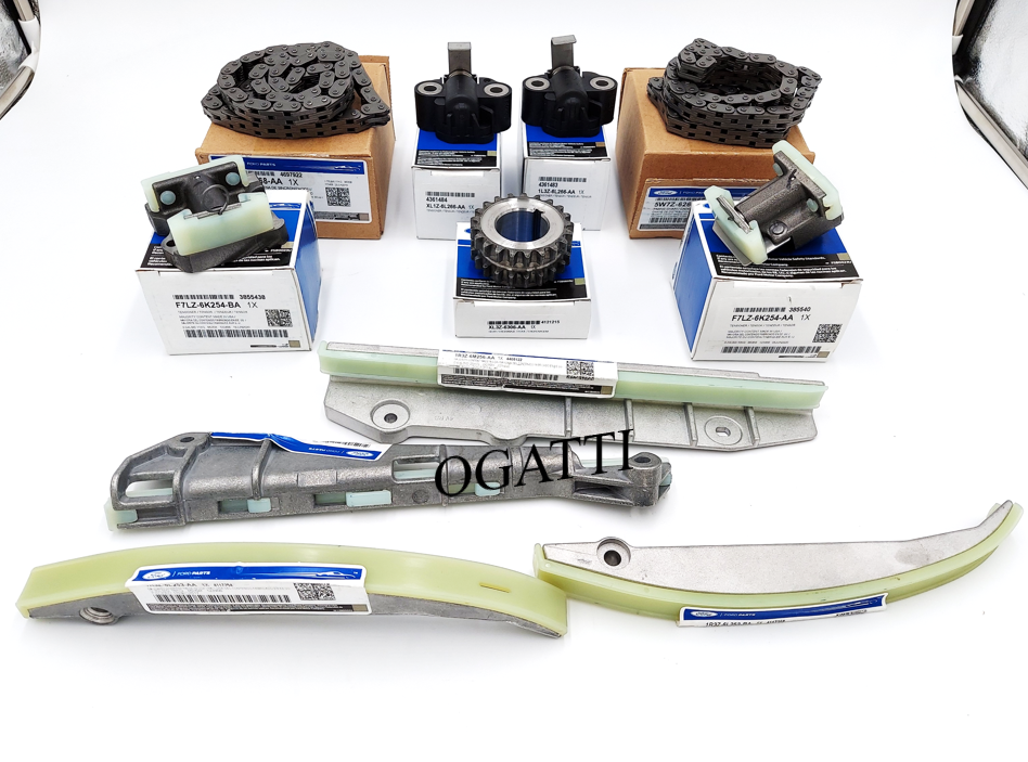 Brand New OEM Timing Chain 4.6L V8, 32V DOHC 2002-2005, 11 Pieces, Engine Repair Kit (OG-60-4.6L-11-4) - Imagen 3