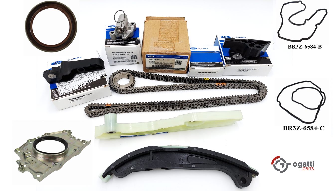 Brand New OEM Timing Chain Kit 3.5L DOHC VCT, 11 Pieces, Engine Repair Kit for Explorer |F-150|Edge | Flex |Taurus 2011-2019 (OG-60-3.5L-11-1) - Imagen 3