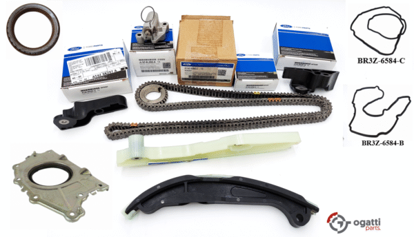 Brand New OEM Timing Chain Kit 3.5L DOHC VCT, 11 Pieces, Engine Repair Kit for Explorer |F-150|Edge | Flex |Taurus 2011-2019 (OG-60-3.5L-11-1)