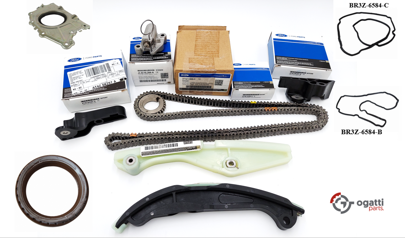 Brand New OEM Timing Chain Kit 3.5L DOHC VCT, 11 Pieces, Engine Repair Kit for Explorer |F-150|Edge | Flex |Taurus 2011-2019 (OG-60-3.5L-11-1) - Imagen 5