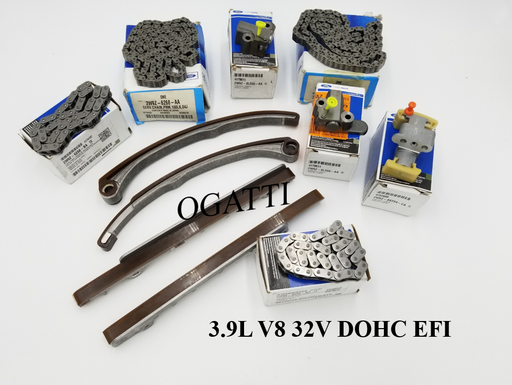 Brand New OEM Timing Chain Kit 3.9L 32V DOHC, 11 Pieces, Engine Repair Kit (OG-60-3.9L-11-1) - Imagen 3