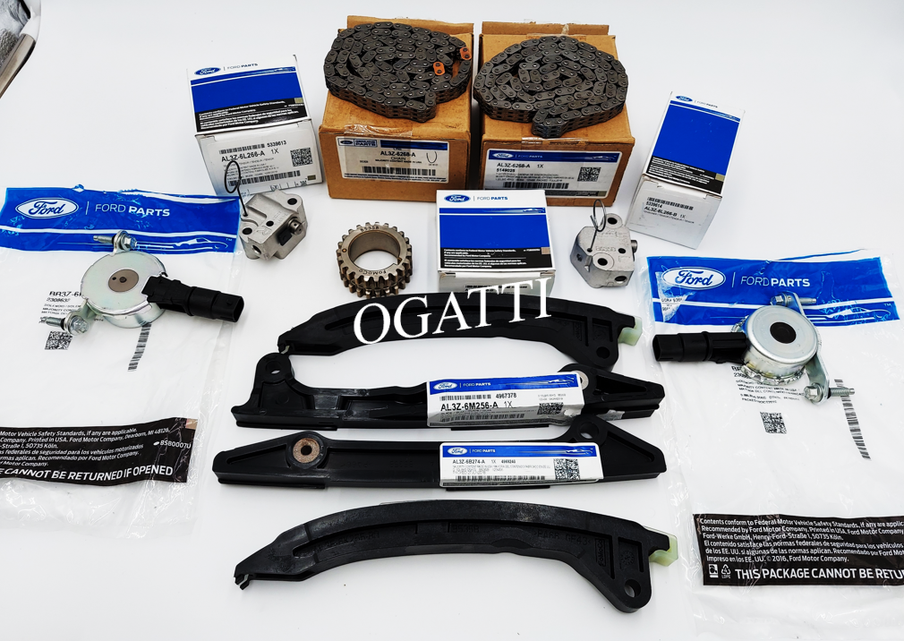 Brand New OEM Timing Chain Kit 6.2L V8 2V DOHC, 11 Pieces, Engine Repair Kit (OG-60-6.2L-11) - Imagen 3
