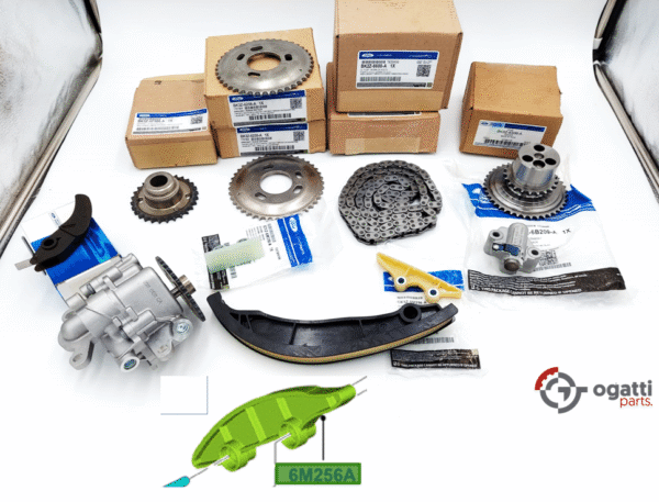 Brand New OEM Timing Chain Kit 3.2L Diesel Power Stroke 5 Cyl, Set 12 Pieces, Engine Repair Kit (OG-60-3.2L-12-1)