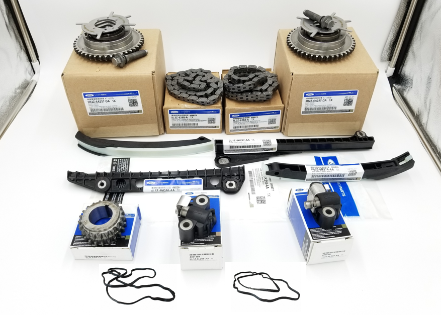 Brand New OEM Timing Chain Guides 5.4L V8, 13 Pieces, Engine Repair Kit Explorer|F-150|Expedition|F-250-350 2004-2010 (OG-60-5.4L-13-5) - Imagen 3