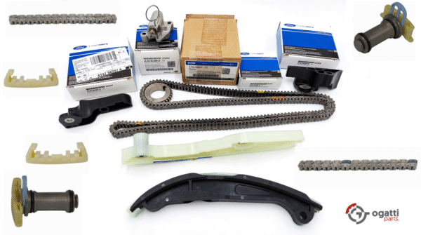 Brand New OEM Timing Chain Kit 3.5L DOHC VCT, 13 Pieces, Engine Repair Kit for Explorer |F-150|Edge | Flex |Taurus 2011-2019 (OG-60-3.5L-13-1)