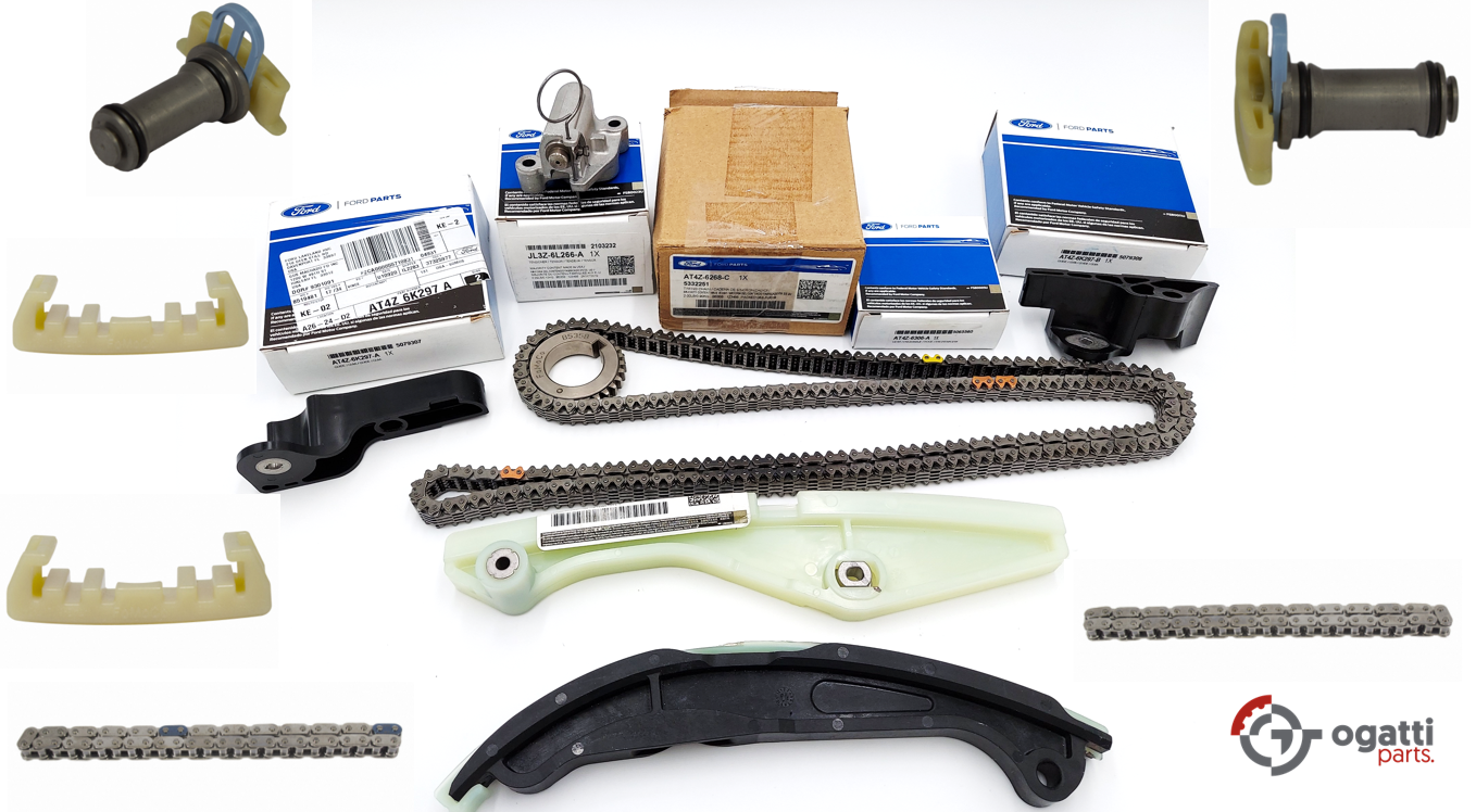 Brand New OEM Timing Chain Kit 3.7L DOHC 4V V6 EFI 2010-2016, 13 Pieces, Engine Repair Kit (OG-60-3.7L-13-1) - Imagen 2