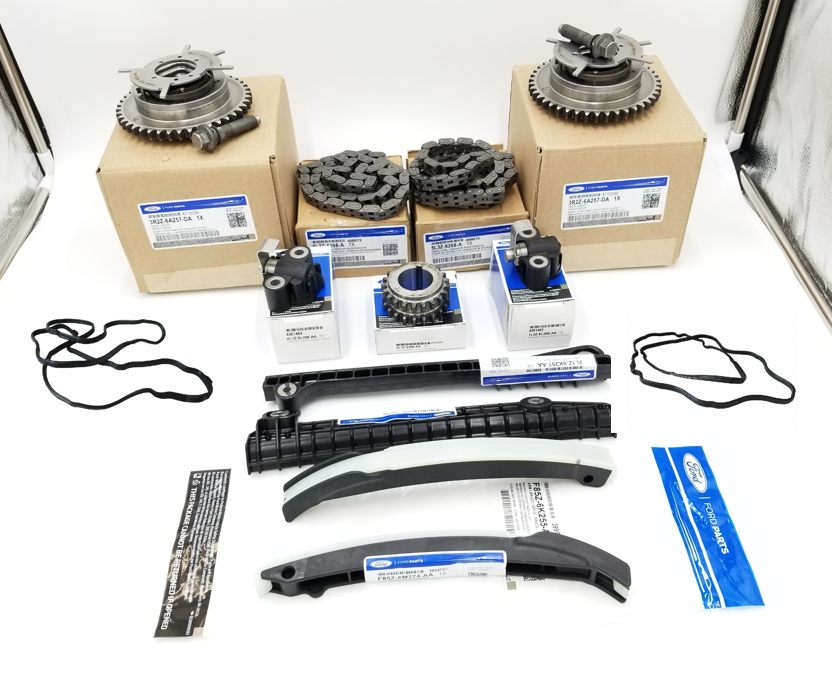 Brand New OEM Timing Chain Guides 5.4L V8, 13 Pieces, Engine Repair Kit Explorer|F-150|Expedition|F-250-350 2004-2010 (OG-60-5.4L-13-5) - Imagen 5