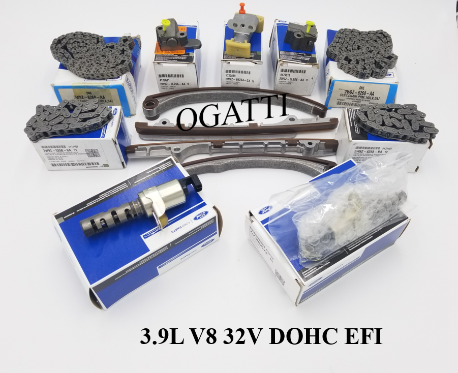Brand New OEM Timing Chain Kit 3.9L 32V DOHC, 13 Pieces, Engine Repair Kit (OG-60-3.9L-13-1) - Imagen 4