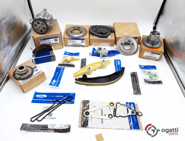 Brand New OEM Timing Chain Kit 3.2L Diesel Power Stroke 5 Cyl, Set 13 Pieces, Engine Repair Kit (OG-60-3.2L-13-1)