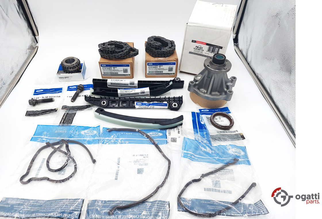 Brand New OEM Timing Chain Guides 5.4L V8, 14 Pieces, Engine Repair Kit Explorer|F-150|Expedition|F-250-350 2004-2010 (OG-60-5.4L-14-3) - Imagen 2