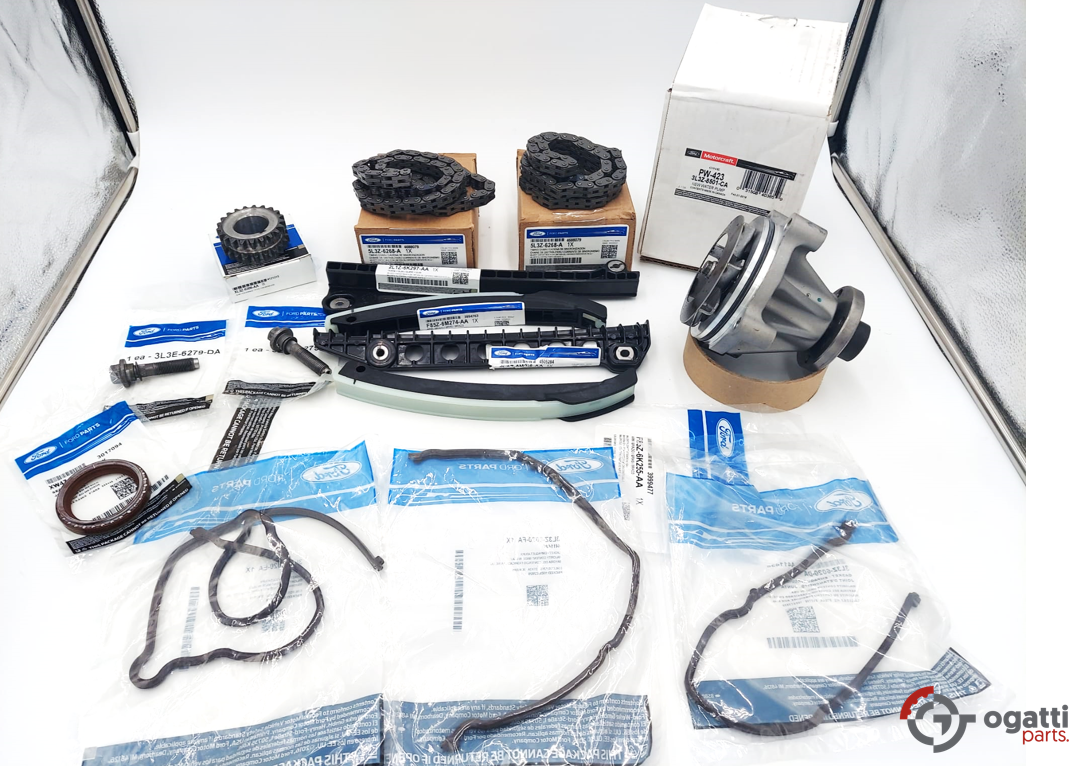 Brand New OEM Timing Chain Guides 5.4L V8, 14 Pieces, Engine Repair Kit Explorer|F-150|Expedition|F-250-350 2004-2010 (OG-60-5.4L-14-3) - Imagen 4