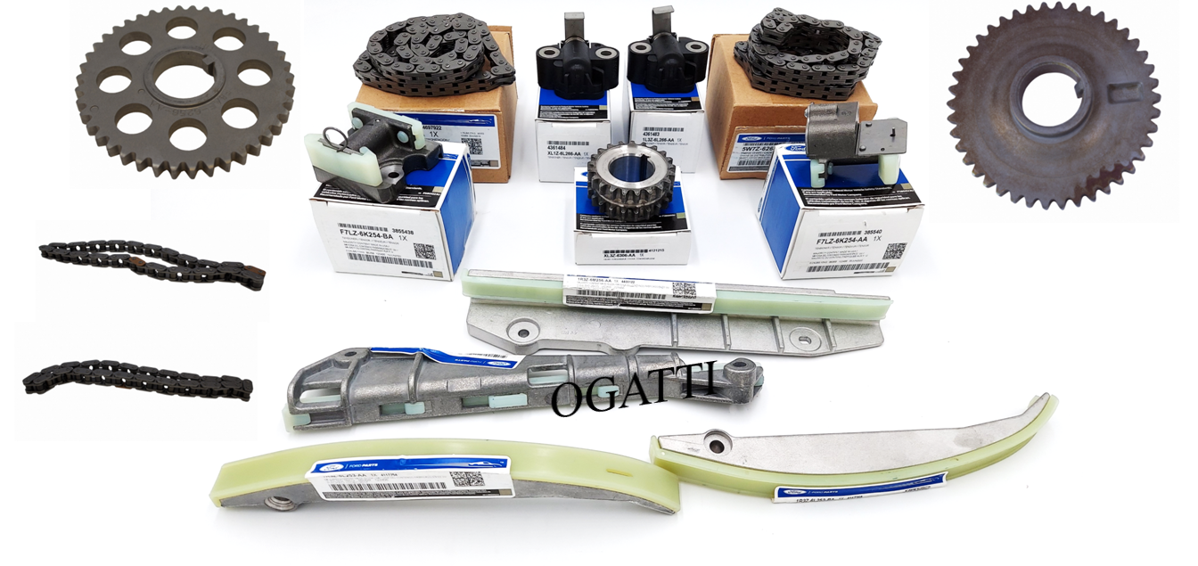 Brand New OEM Timing Chain 4.6L V8, 32V DOHC 2002-2005, 15 Pieces, Engine Repair Kit (OG-60-4.6L-15-4)