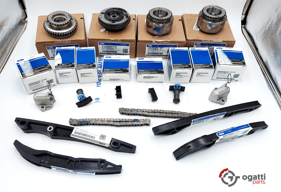 Brand New OEM Timing Chain Kit 5.0L COYOTE 32V DOHC, 2017-2020 16 Pieces, Engine Repair Kit (OG-60-5.0LC-16-1)