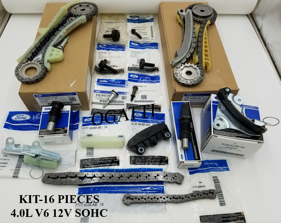 Brand New OEM Timing Chain 4.0L, 16 Pieces Engine Repair Kit (OG-60-4.0L-16-1) - Imagen 4