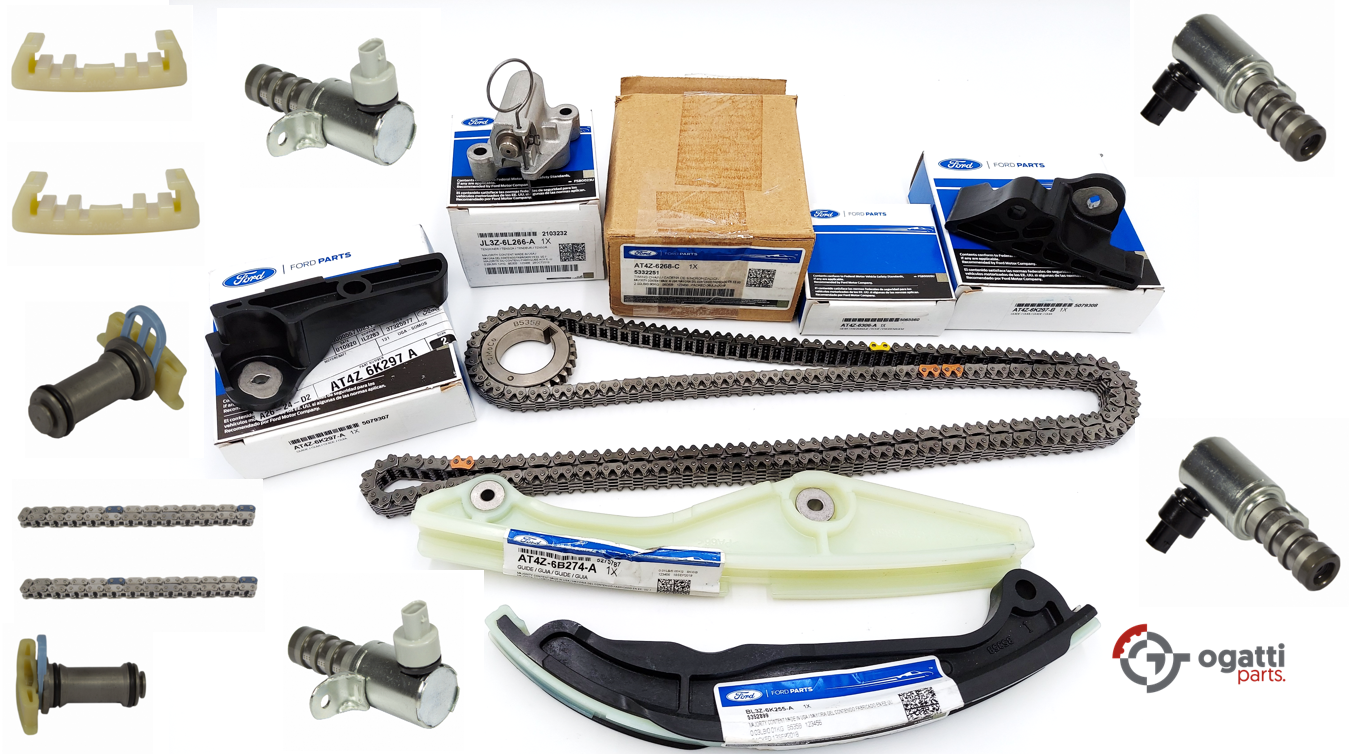 Brand New OEM Timing Chain Kit 3.5L DOHC VCT, 17 Pieces, Engine Repair Kit for Explorer |F-150|Edge | Flex |Taurus 2011-2019 (OG-60-3.5L-17-1) - Imagen 2