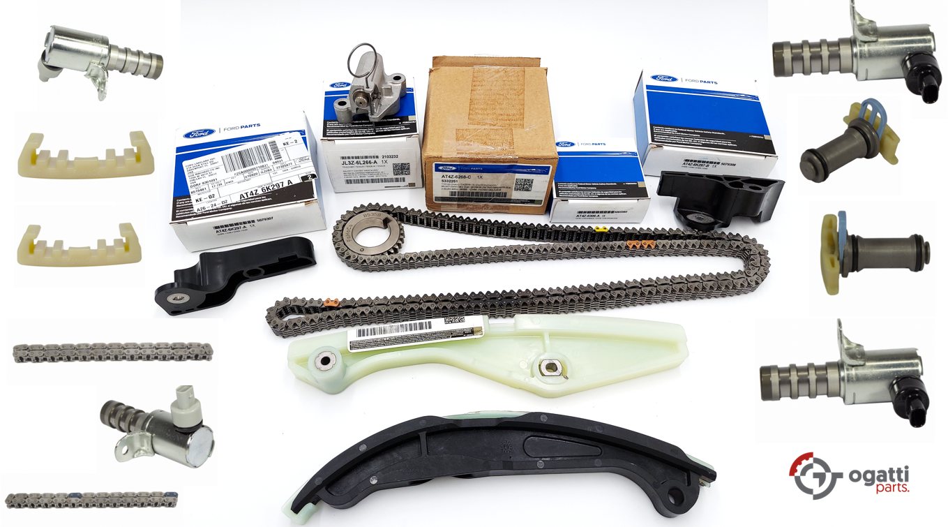 Brand New OEM Timing Chain Kit 3.5L DOHC VCT, 17 Pieces, Engine Repair Kit for Explorer |F-150|Edge | Flex |Taurus 2011-2019 (OG-60-3.5L-17-1) - Imagen 5