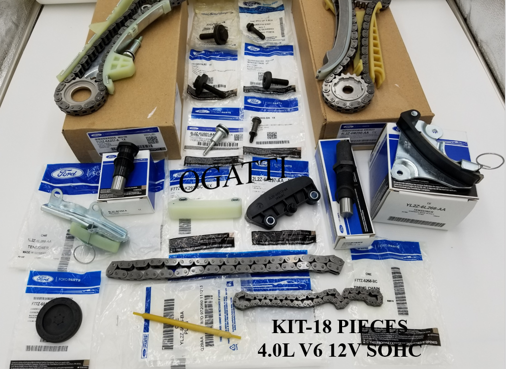 Brand New OEM Timing Chain 4.0L, 18 Pieces Engine Repair Kit (OG-60-4.0L-18-1) - Imagen 2