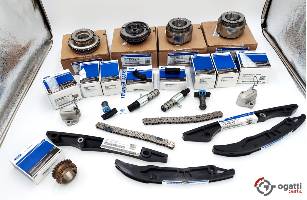 Brand New OEM Timing Chain Kit 5.0L COYOTE 32V DOHC, 2017-2020 19 Pieces, Engine Repair Kit (OG-60-5.0LC-19-1) - Imagen 2