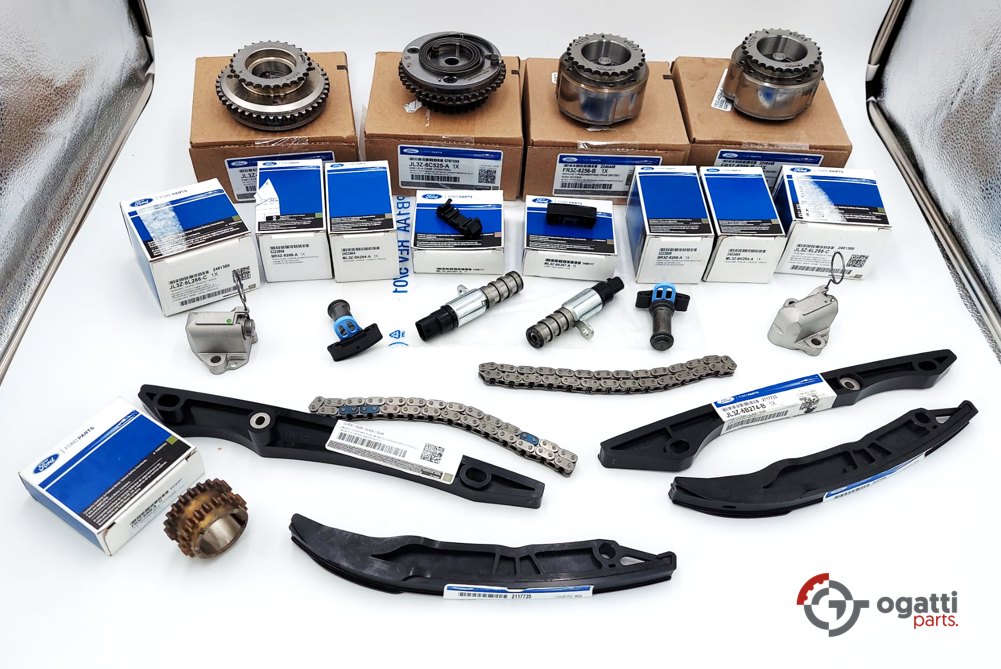 Brand New OEM Timing Chain Kit 5.0L COYOTE 32V DOHC, 2017-2020 19 Pieces, Engine Repair Kit (OG-60-5.0LC-19-1) - Imagen 3