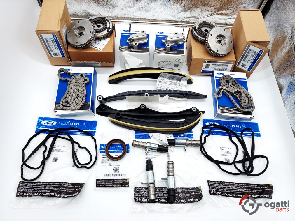 Brand New OEM Timing Chain Kit 3.5L DOHC TURBO, 19-2 Pieces, Engine Repair Kit (OG-60-3.5LT-19-2)
