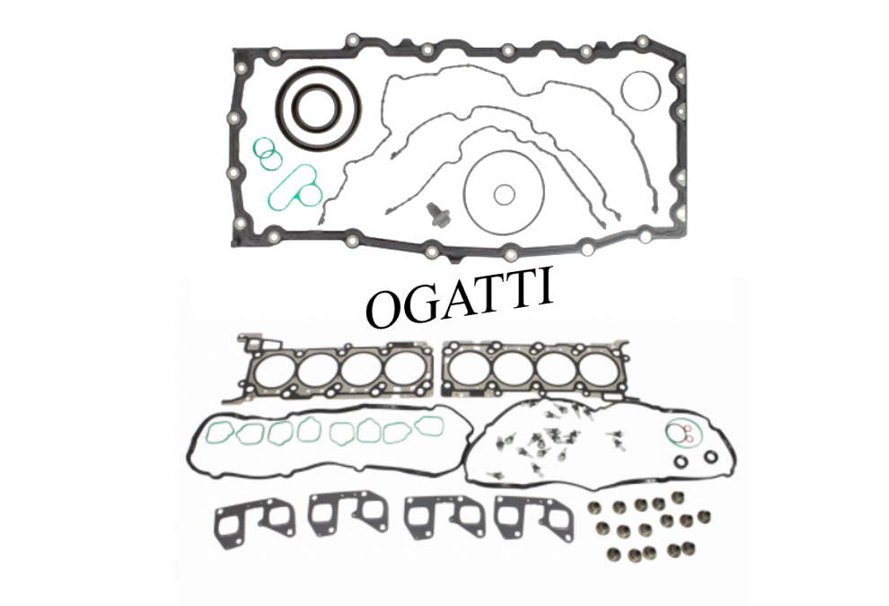 Brand New OEM Engine Gasket Kit Upper and Lower 6.2L V8 2V DOHC, 2 Pieces, Engine Repair Kit (OG-60-6.2L-2-1)