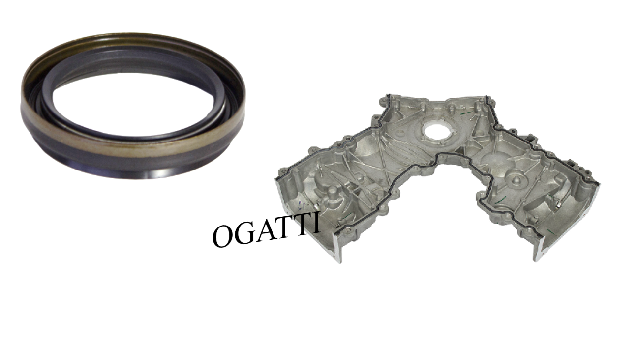 Brand New OEM Front Timing Cover and Seal | 6.2L V8 2V DOHC, 2 Pieces, Engine Repair Kit (OG-60-6.2L-2-4)