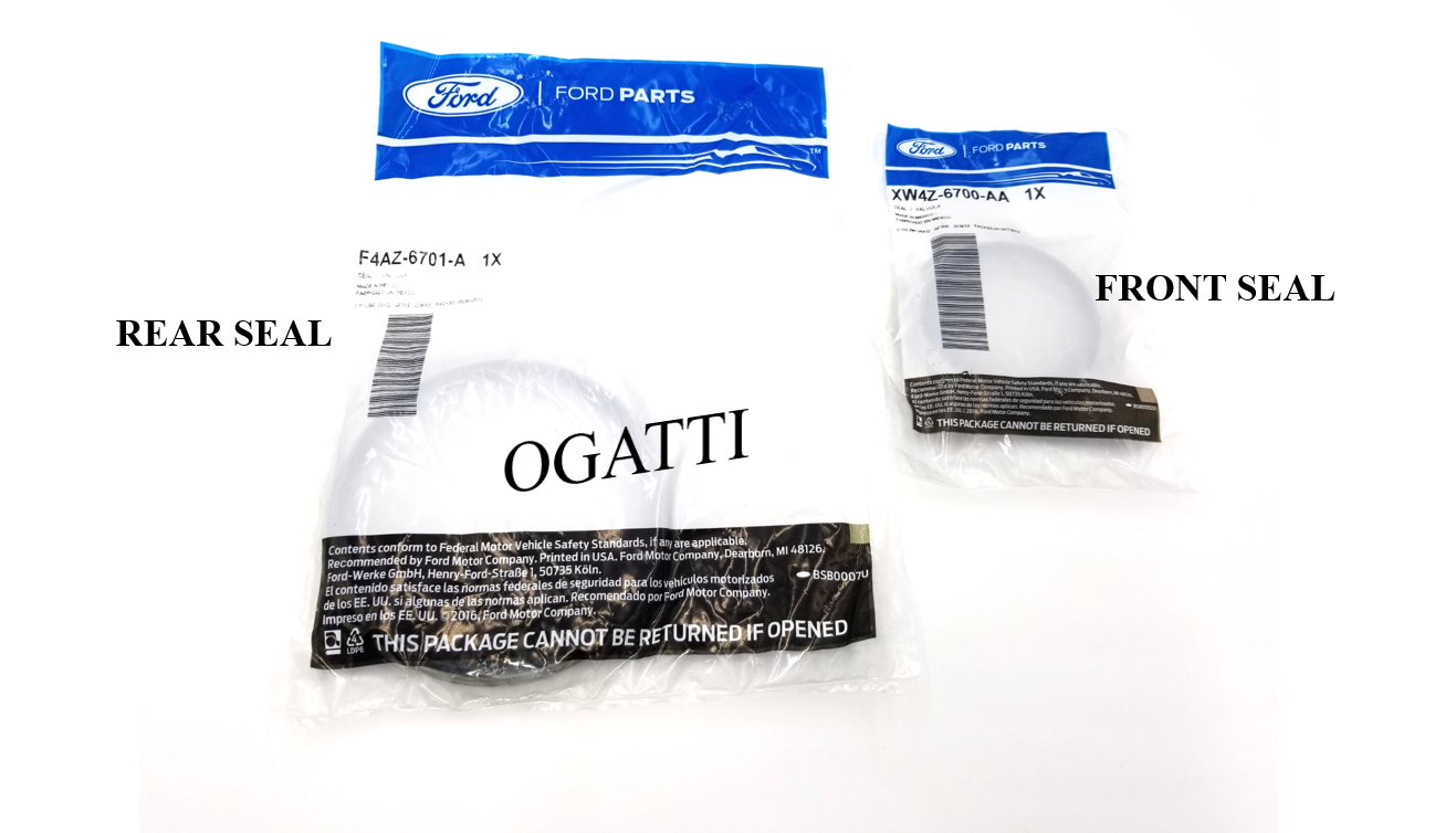 Brand New OEM Front and Rear Crankshaft Seals 6.8L V10, 2 Pieces, Engine Repair Kit (OG-60-6.8L-2-5) - Imagen 3