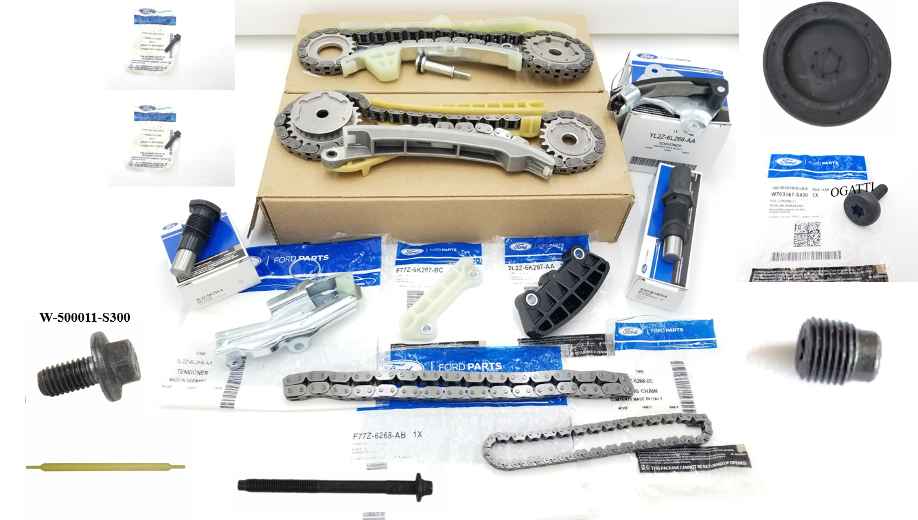 Brand New OEM Timing Chain 4.0L, 20 Pieces Engine Repair Kit (OG-60-4.0L-20-1) - Imagen 3