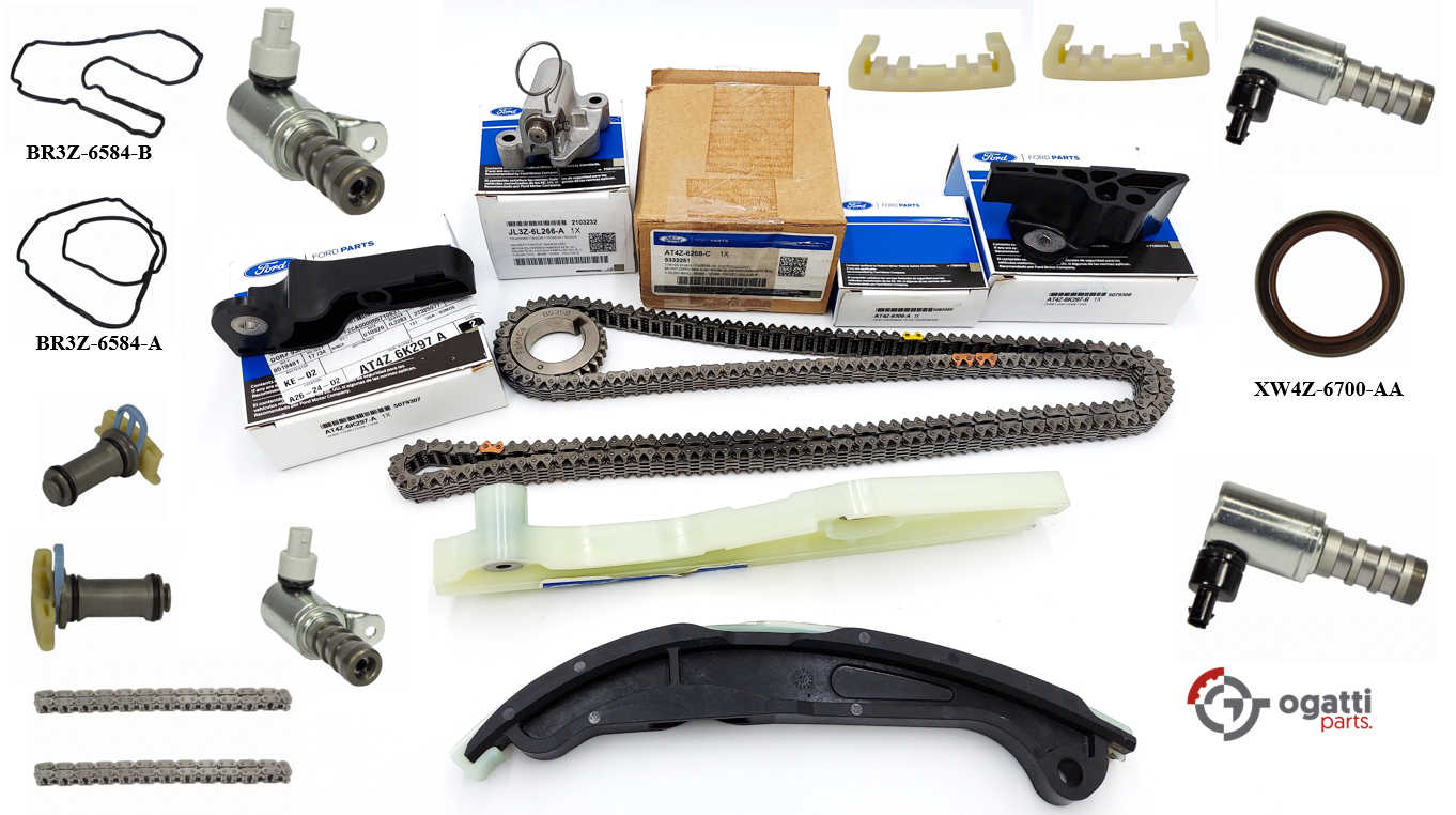 Brand New OEM Timing Chain Kit 3.5L DOHC VCT, 20 Pieces, Engine Repair Kit for Explorer |F-150|Edge | Flex |Taurus 2011-2019 (OG-60-3.5L-20-1) - Imagen 3