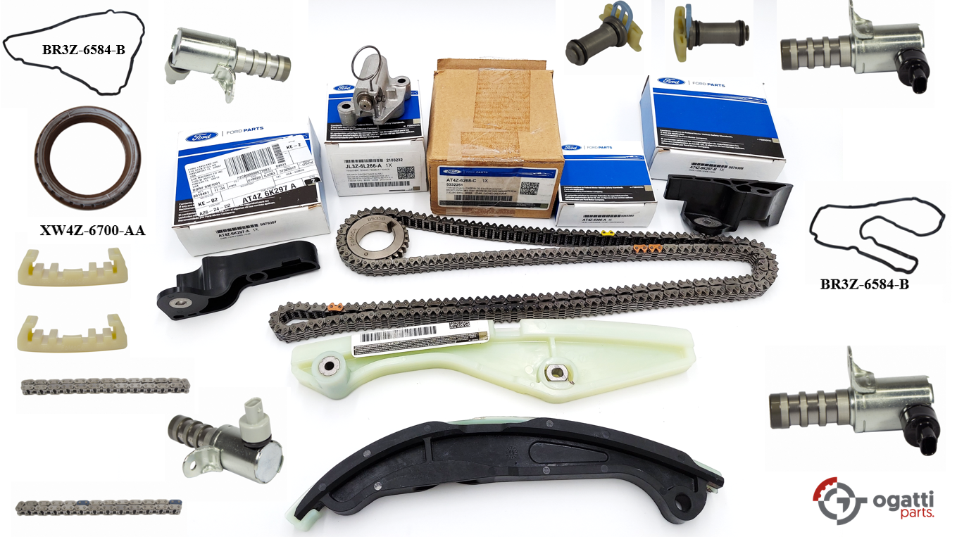 Brand New OEM Timing Chain Kit 3.5L DOHC VCT, 20 Pieces, Engine Repair Kit for Explorer |F-150|Edge | Flex |Taurus 2011-2019 (OG-60-3.5L-20-1) - Imagen 5