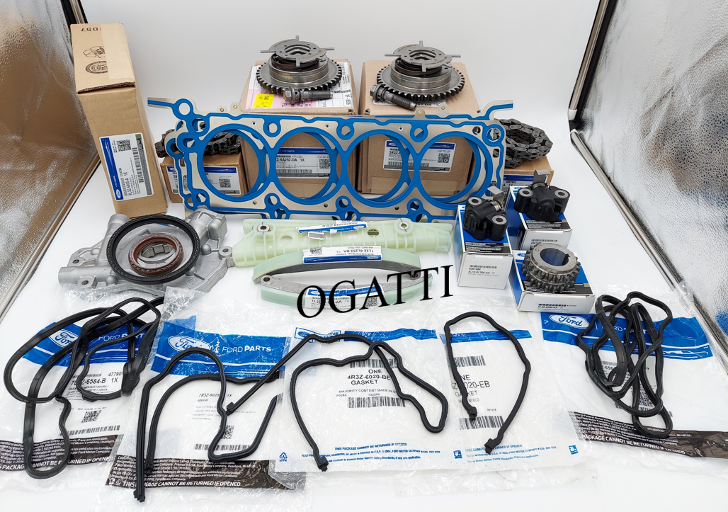 Brand New OEM Timing Chain 4.6L, 21 Pieces Engine Repair Kit EXPLORER, F-150, MUSTANG, ECONOLINE(OG-60-4.6L-21-1) - Imagen 2