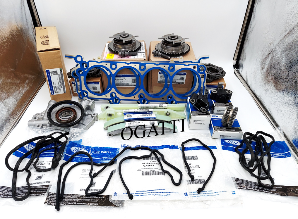 Brand New OEM Timing Chain 4.6L, 21 Pieces Engine Repair Kit EXPLORER, F-150, MUSTANG, ECONOLINE(OG-60-4.6L-21-1) - Imagen 4