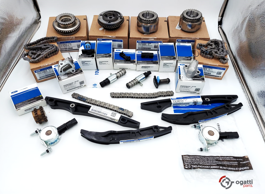 Brand New OEM Timing Chain Kit 5.0L COYOTE 32V DOHC, 2017-2020 23 Pieces, Engine Repair Kit (OG-60-5.0LC-23-1) - Imagen 3