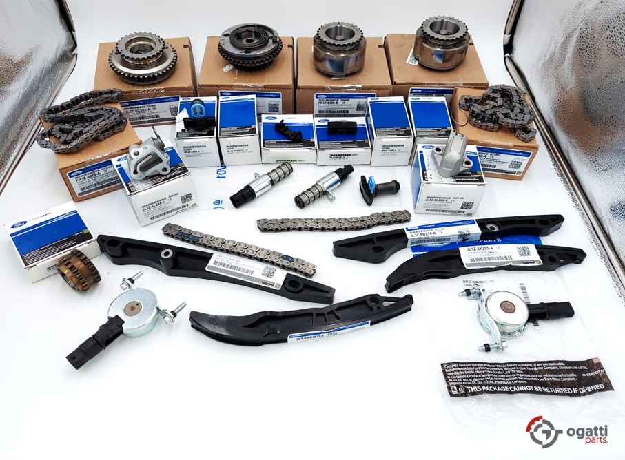 Brand New OEM Timing Chain Kit 5.0L COYOTE 32V DOHC, 2017-2020 23 Pieces, Engine Repair Kit (OG-60-5.0LC-23-1) - Imagen 5