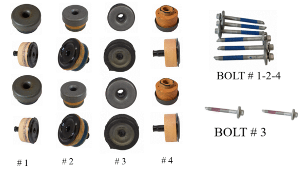 Brand New OEM Kit Chassis Frame Upper and Lower Insulator Kit-24 Pieces F-250-550SD OG-1000154-24