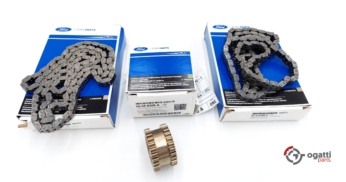 Brand New OEM Timing Chain Guides Kit 3.5L DOHC TURBO, 3 Pieces, Engine Repair Kit (OG-60-3.5LT-3-1) - Imagen 2