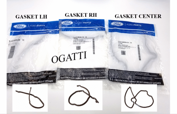Brand New OEM Front Cover Gaskets 5.4L V8, 3 Pieces Engine Repair Kit (OG-60-5.4L-3-4)