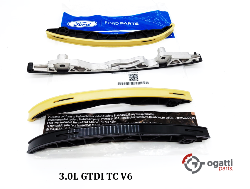 Brand New OEM ENGINE TIMING CHAIN GUIDES KIT-4 PIECES 3.0L DOHC 4V F-150 EDGE FUSION 2016-2018 (OGT-60-3.0LGTDI-4-1) - Imagen 6