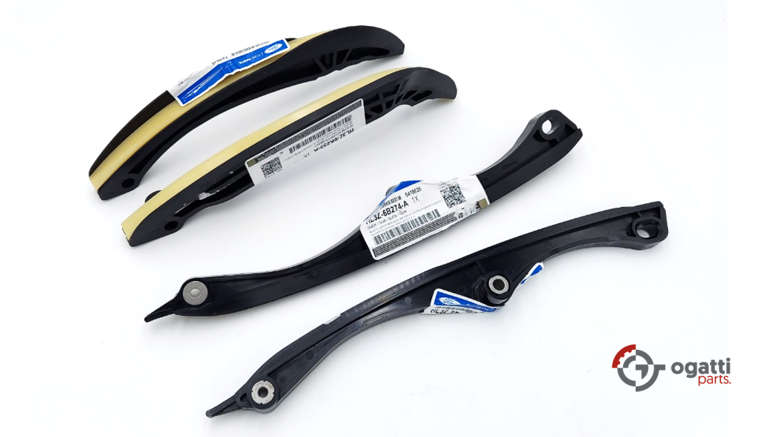 Brand New OEM Timing Chain Guides Kit 3.5L DOHC TURBO, 4 Pieces, Engine Repair Kit (OG-60-3.5LT-4-1) - Imagen 3