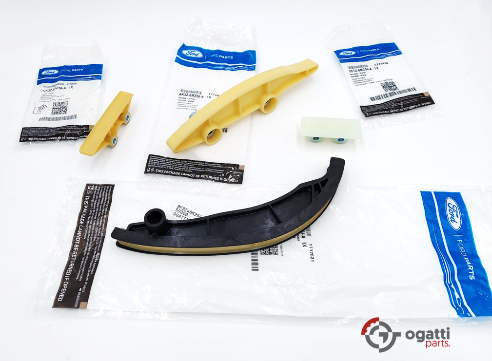Brand New OEM Guide Timing Chain Kit 3.2L Diesel Power Stroke 5 Cyl, Set 4 Pieces, Engine Repair Kit (OG-60-3.2L-4-4)