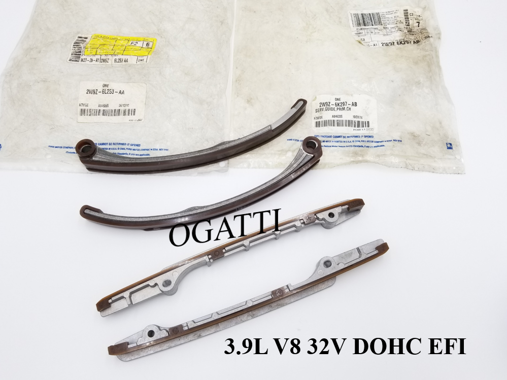 Brand New OEM Timing Chain Guides 3.9L 32V DOHC, 4 Pieces, Engine Repair Kit (OG-60-3.9L-4-2)