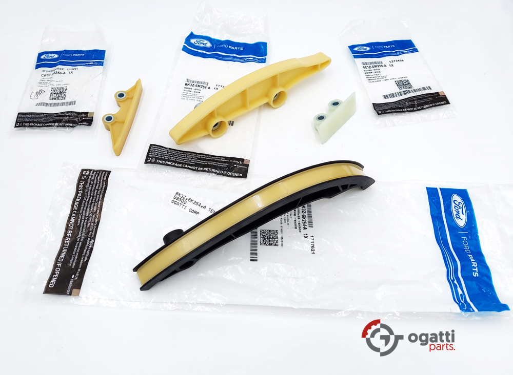 Brand New OEM Guide Timing Chain Kit 3.2L Diesel Power Stroke 5 Cyl, Set 4 Pieces, Engine Repair Kit (OG-60-3.2L-4-4) - Imagen 5