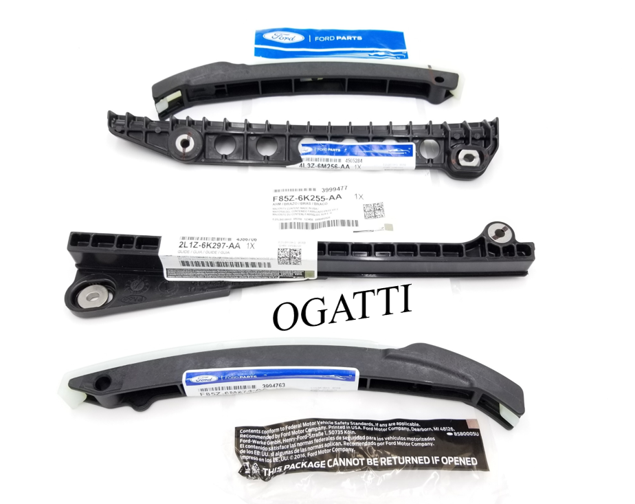 Brand New OEM Timing Chain Guides 5.4L V8, 4 Pieces, Engine Repair Kit Explorer|F-150|Expedition|F-250-350 2004-2010 (OG-60-5.4L-4-1) - Imagen 4