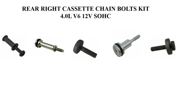 Brand New OEM Bolts Timing Chain Cassette 4.0L, 5 Pieces Engine Repair Kit (OG-60-4.0L-5-1)