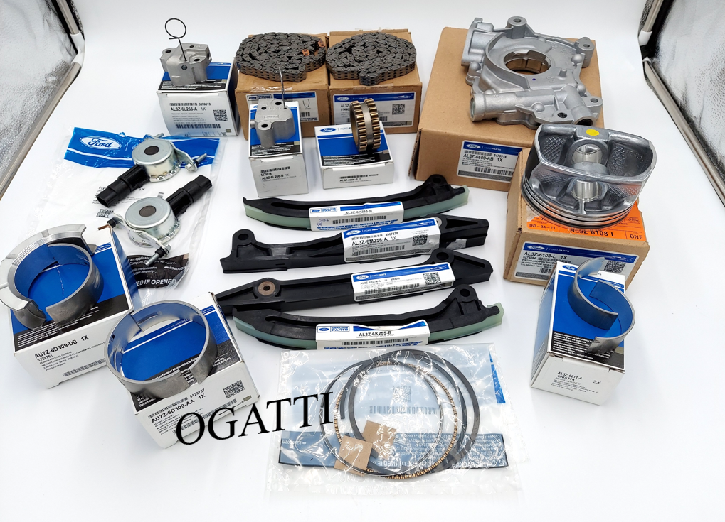 Brand New OEM Timing Chain Kit Pistons Grade 2 6.2L V8 2V DOHC, 49 Pieces, Engine Repair Kit (OG-60-6.2L-49-2) - Imagen 2