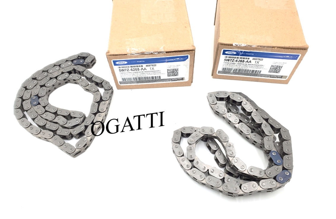 Brand New OEM Belt/Chain - Timing, Primary 5.34 | 4.6L SOHC V8 12V, 2 Pieces Engine Repair Kit (OG-60-4.6L-2-1) 5W7Z-6268-AA - Imagen 4