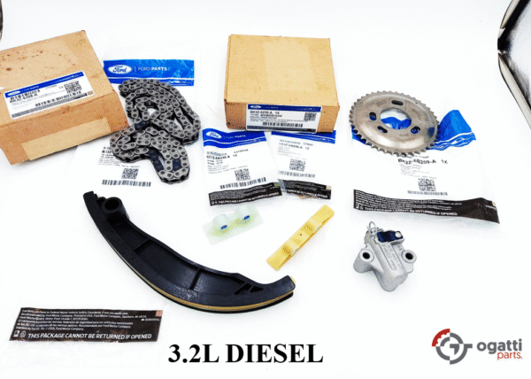 Brand New OEM Timing Chain Kit 3.2L Diesel Power Stroke 5 Cyl, Set 6 Pieces, Engine Repair Kit (OG-60-3.2L-6-1)