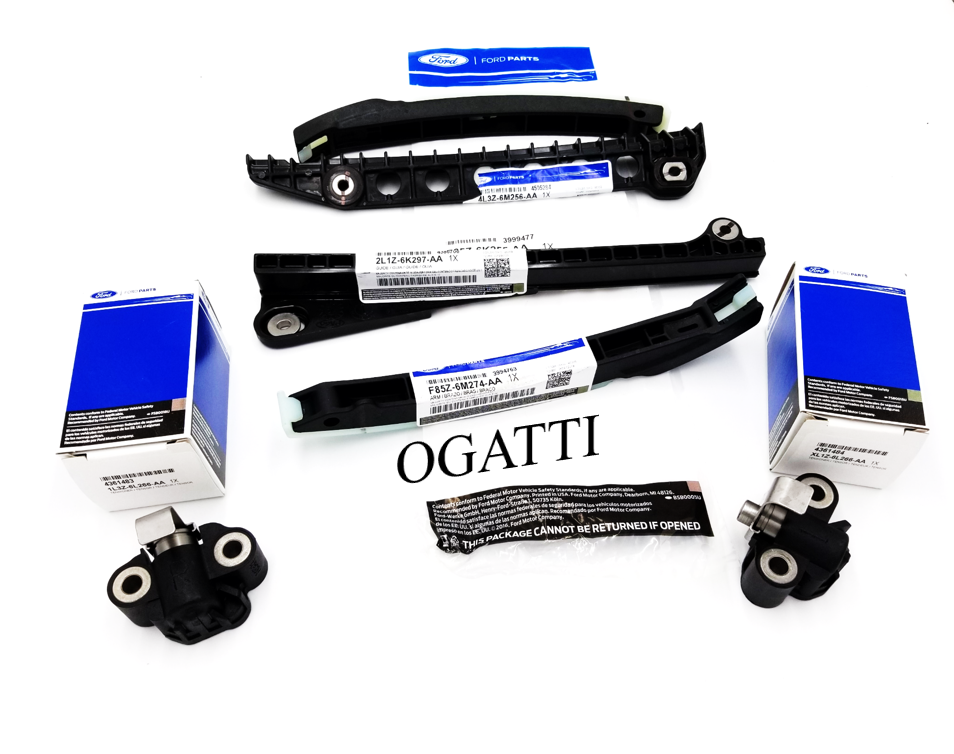 Brand New OEM Timing Chain Guides 5.4L V8, 6 Pieces, Engine Repair Kit (OG-60-5.4L-6-1) - Imagen 2
