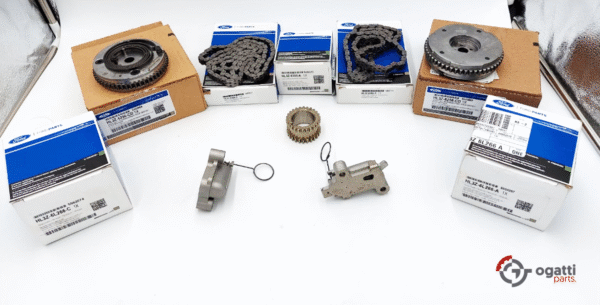 Brand New OEM Timing Chain And Tensioner, Gear Kit 3.5L DOHC TURBO, 7 Pieces, Engine Repair Kit (OG-60-3.5LT-7-2)