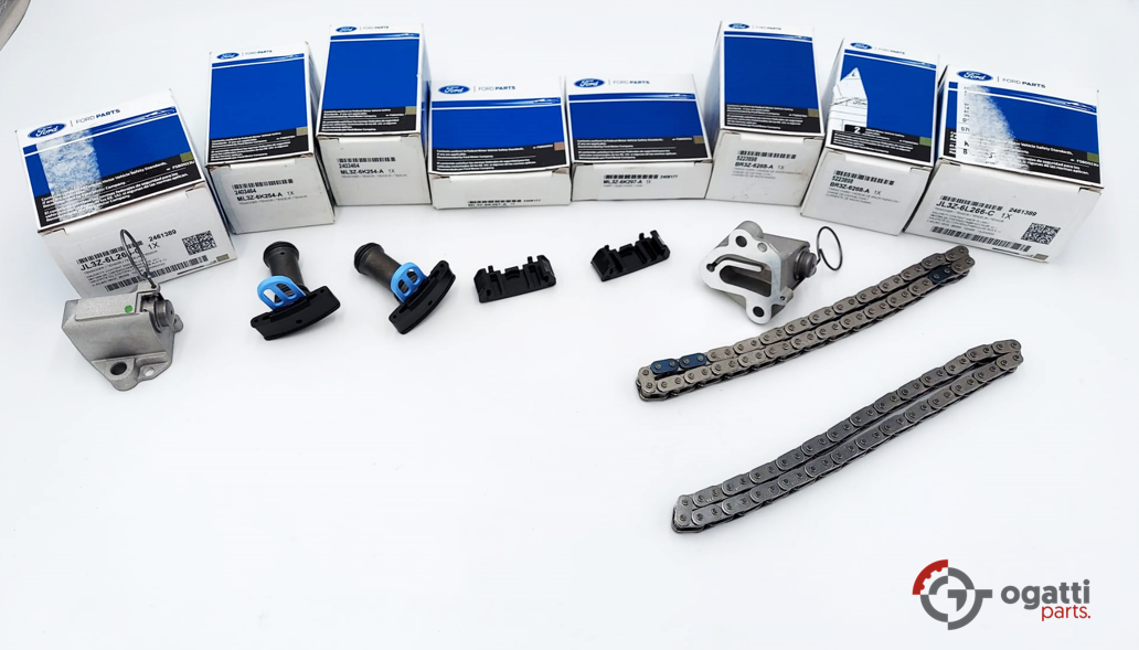 Brand New OEM Timing Chain Kit 5.0L COYOTE 32V DOHC, 2017- 8 Pieces, Engine Repair Kit (OG-60-5.0LC-8-1)